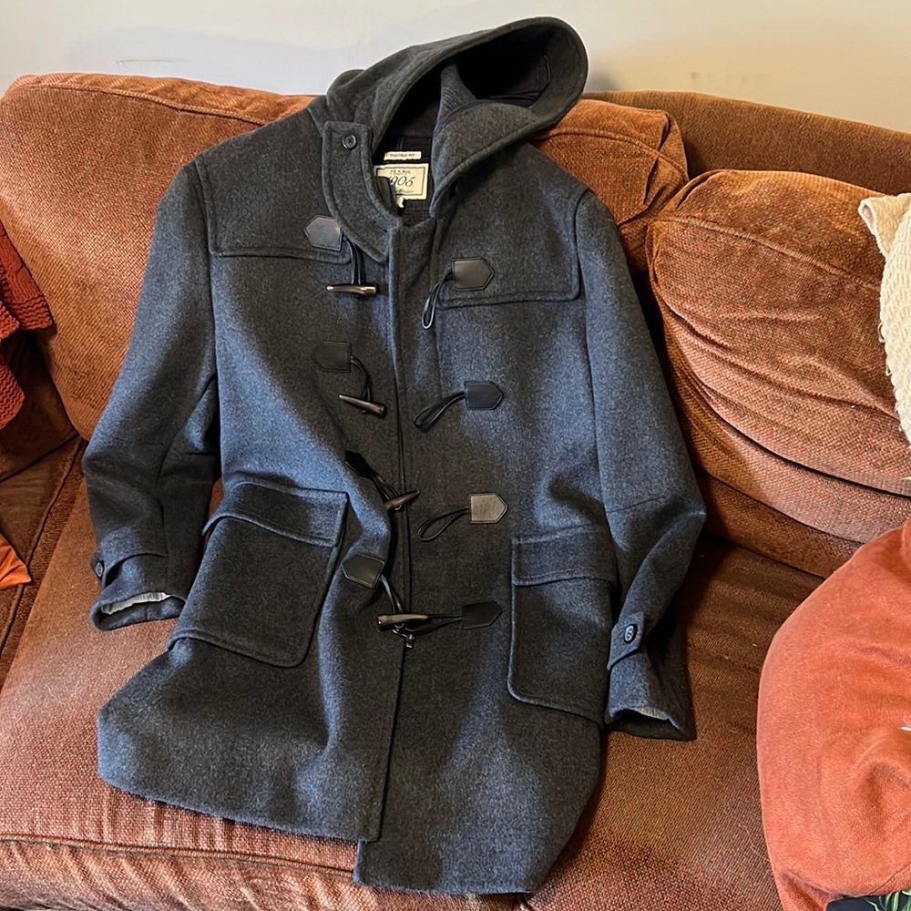 High-end pea coat. Jos. A. Bank. Size L, Tailored fit. Brand new, no tags.